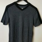 Urban Outfitters Puma V-Neck T Shirt Double Sided Active Graphic Tee Short Sleeve Cotton Solid Photo 3