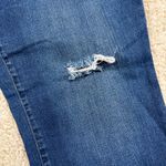 Style & Co Style Co Denim Slim Leg Jeans Blue Wash Distressed Knee Womens 16W Photo 1