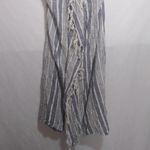 Aerie  Blue Striped Halter Midi Backless Sun Dress Beach Nautical Size M Photo 2