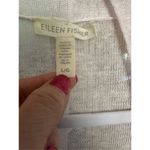 Eileen Fisher Organic Linen Blend Pale Pink Open Front Cardigan Womens Size L Lo Photo 2