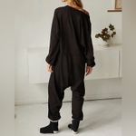 Free People  Just Because Onesie in Black Photo 2