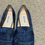 Badgley Mischka Blue Paisley Flats Size 8 Photo 1