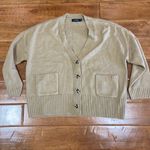 Glassons Tan button down sweater Photo 0