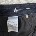 INC  Women’s Fray Trim denim Skirt in Dark Indigo size 8 Photo 7