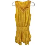 Ramy Brook Faye Crochet Smocked Mini Dress Photo 3