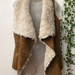 vest female fur faux fur faux leather size:S Photo 0