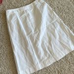 Lacoste made in France super cute linen blend poplin pleated skirt Photo 8