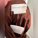 Lovers + Friends NEW  Cleo Gown in Chocolate Brown Photo 6