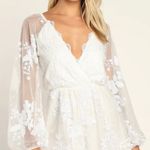 Lulus White Lace Romper Photo 2