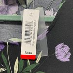 Leota Poppy Purple Floral Tunic Top Size M Photo 2