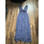 Lulus LULU’S Heavenly Hues Denim Blue Maxi Dress Photo 4