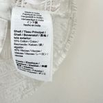 J.Crew Smocked Button Up Shirt Cotton Blend Voile Stretch White Preppy Small NWT Photo 6