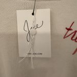Joie  Caleigh B Oversized Women’s Porcelain White Crop Top Sweater Size Medium Photo 5