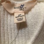 Terra & Sky  Womens Plus V-Neck Ivory  Pointelle Knit Sweater Size 5X New Photo 6