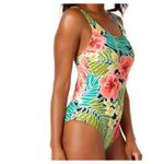 Hurley  UPF 50+ Floral One Piece Swimsuit Size XXL New With Tag Photo 2