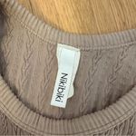 NIKIBIKI  Cable Knit High Neck Crop Top One Size Tan Photo 2