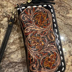 Western floral wallet Black Photo 0