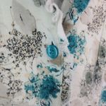 Cabernet 2X Turquoise Taupe Flannel Sleep Top Plus Blue Photo 3