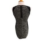 Eileen Fisher  Black Grey Tweed Dress Blazer Jacket Set Colorblock Medium Petite Photo 4