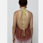 ZARA NWT Skater Halter Neck Top Open Back XS Photo 6