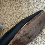 Vince  minimalist beautiful black leather square toe flats Photo 10