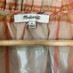 Madewell  Plaid Cotton Silk Blouse Photo 5