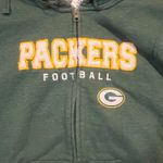 NFL Green Bay Packers Womens Medium Full Zip Hoodie Green  Football Fleece Jacket Photo 1