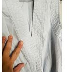 DEREK LAM 10 CROSBY x RTR Light Blue Cotton Button Front Tie Waist Romper Size46 Size undefined Photo 7