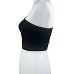 Victoria's Secret NWT  Sport Black One Shoulder Stretch Crop Top Size XS Photo 5
