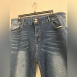 None Stylish Indigo Flare Jeans for Women Photo 5