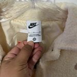 Nike  Women’s Cream Sherpa Fleece Zip Jacket | NWT | Size L Photo 9