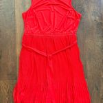 Lane Bryant red pleated dress, plus size 18/20, NWOT Photo 6