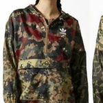 Adidas  Womens Pharrell Williams Hu Hiking Camouflage Windbreaker‎ Jacket Size XS Photo 0