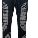 Denimocracy black and gray tie dye jeggings size medium Photo 0