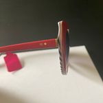 Betsey Johnson NWT--RED FRAME CAT EYE SUNGLASSES Gorgeous red frame cat eye sunglasses, red on outside, black and white on inside, brand new Photo 5