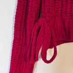 Candie's Side-Tie Chenille Sweater - Size S Photo 2