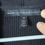 White House | Black Market Women's Black Open Front Cardigan Size M Photo 3