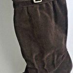 Michael Kors MICHAEL Womens Tall Boots Brown Suede Leather Size 8.5 Heels Photo 0