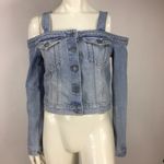 GRLFRND  Off The Shoulder Denim Top Photo 3