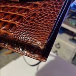 Brahmin Brown Crocodile Crossbody Bag Photo 4