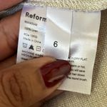 Reformation Baker Beige Linen Mini Skirt Photo 4