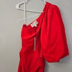Cara Cara Lucia Red One Shoulder Dress Size M Photo 3