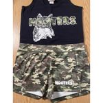 Hooters B22  girl Tank and Shorts Camo Outfit size Medium Photo 2