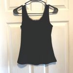 Black Velvet Tank Ruffle Trim Gothic XS Vamp Party Photo 8
