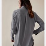 Athleta Urbanite Grey Top Size Medium. Euroluxe Featherweight Stretch™ fabric. Minimalist . Photo 1