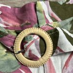 Tahari Luxe Linen Floral Print Shorts Size Medium Photo 5