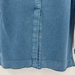 Pilcro Anthropologie Sweatshirt Blue Split Hem Tunic Top 100% Cotton Size Small Photo 7