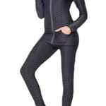 New Mix Black Stretchy Zip Up Hoodie to pair with BBL Leggings Jacket ONLY Photo 0