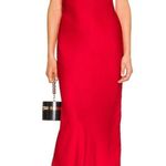 Bardot NWT Fire Red  Amalfi Maxi Slip Dress Size US 10 Photo 0