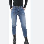 Driftwood Eliza In Rose Santina Cropped Embroidered Utility Jeans Size XL Photo 4